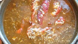 Recepta de cuina de Arròs caldós de llamàntol
